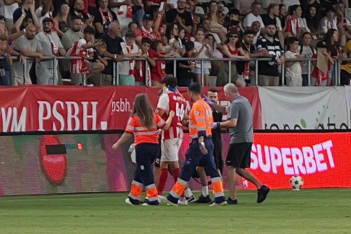Accidentare Pascual în Dinamo - FC Voluntari
