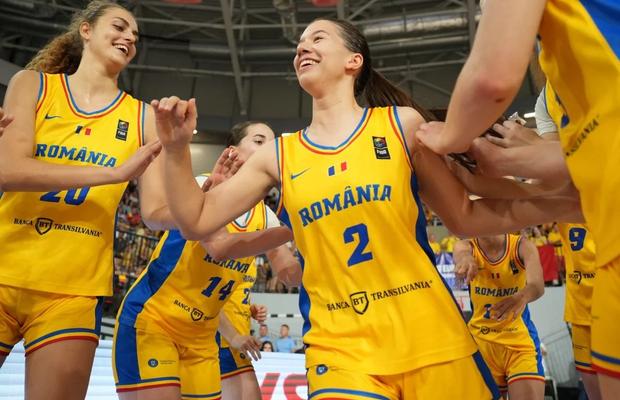 România, în finala Campionatului European U18, divizia B! Într-o atmosferă de vis la Tulcea, tricolorele au zdrobit Lituania