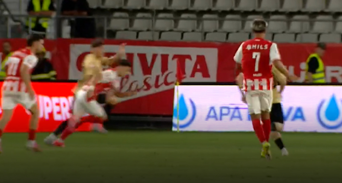 Accidentare Pascual în Dinamo - FC Voluntari
