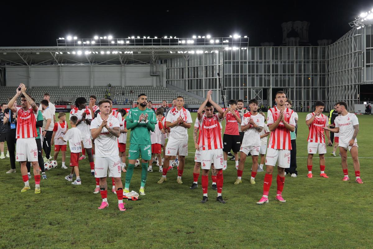 Imagini la finalul meciului Dinamo - FC Voluntari
