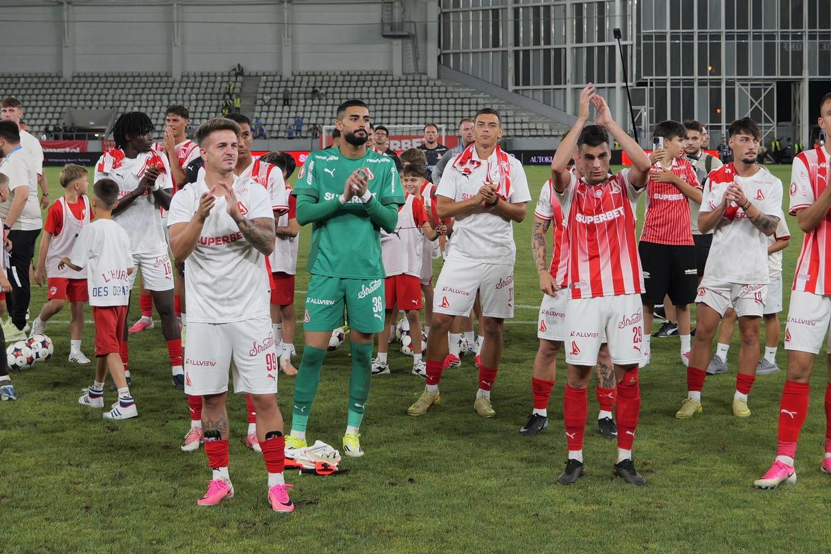 Imagini la finalul meciului Dinamo - FC Voluntari
