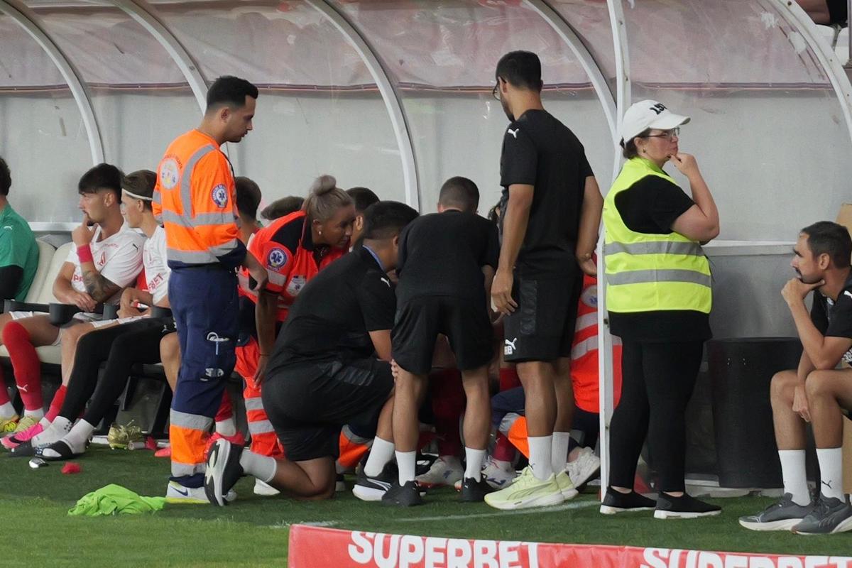 Accidentare Pascual în Dinamo - FC Voluntari