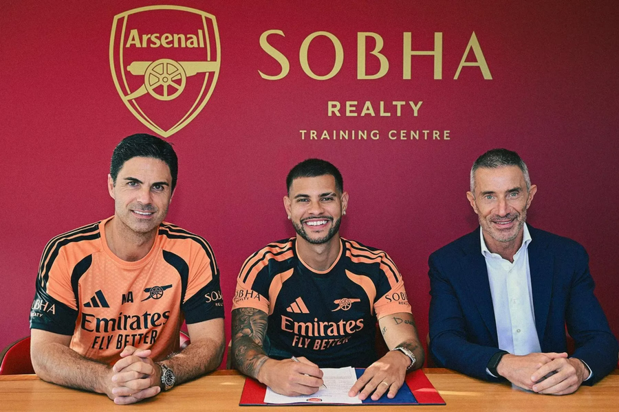 Bruno Guimaraes e jucătorul lui Arsenal // foto: arsenal.com S-a făcut mutarea de 90 de milioane de euro: al doilea cel mai scump transfer din istoria clubului