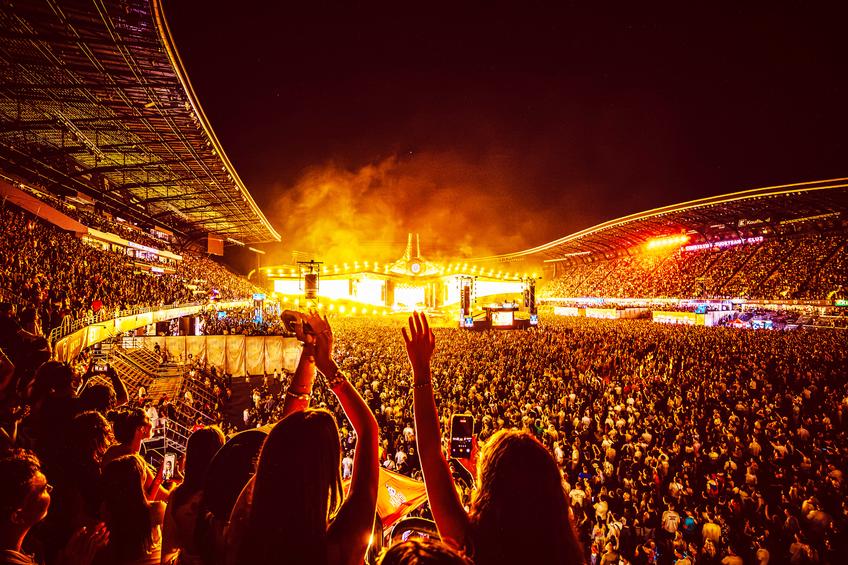 Show-ul epic al Zarei Larsson a transformat Cluj Arena. Foto: PR Untold