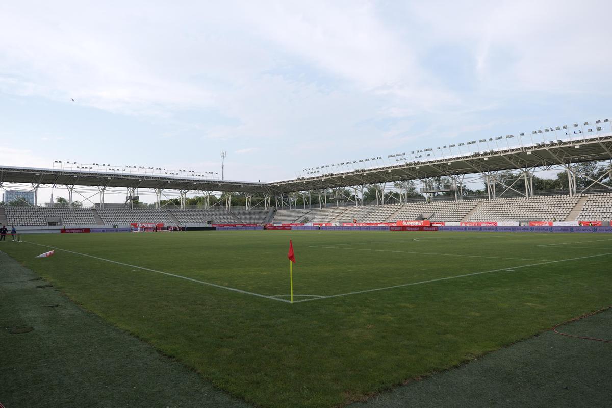 Dinamo - Voluntari, imagini înaintea partidei de pe stadionul Arcul de Triumf
