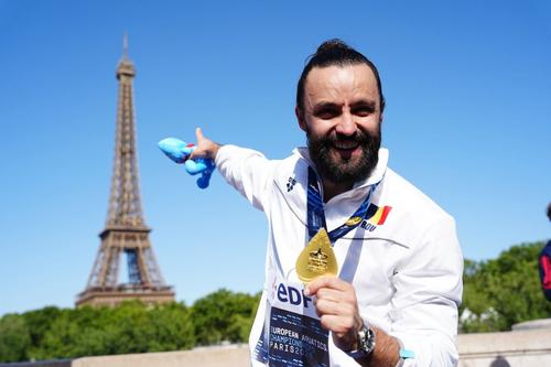 Cătălin Preda, campion european la sărituri în apă/Foto: Facebook (Steaua București)