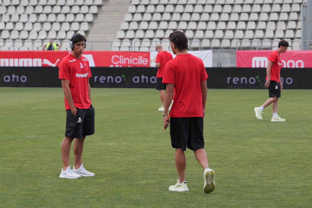 Dinamo - Voluntari, imagini înaintea partidei de pe stadionul Arcul de Triumf