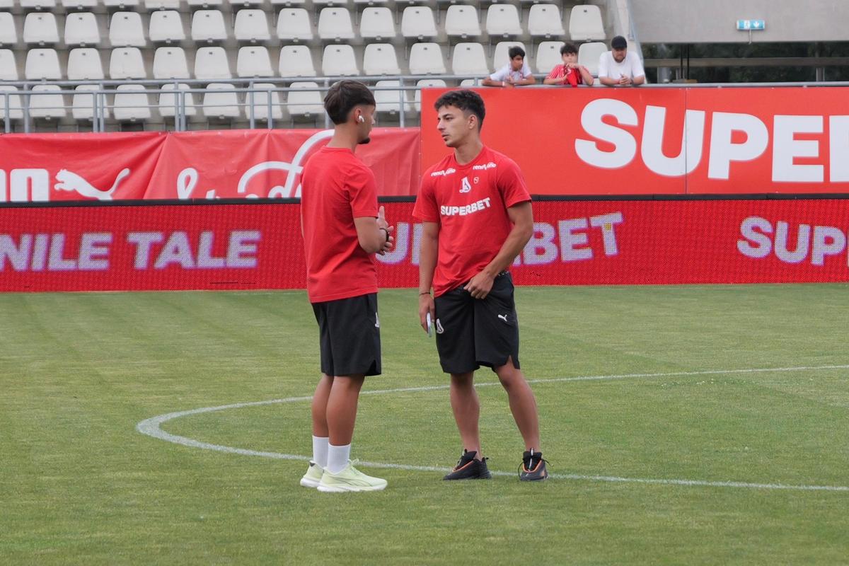 Dinamo - Voluntari, imagini înaintea partidei de pe stadionul Arcul de Triumf