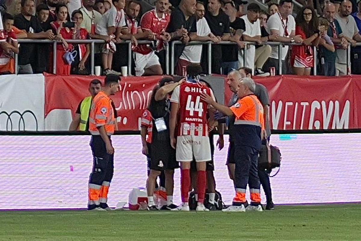 Accidentare Pascual în Dinamo - FC Voluntari