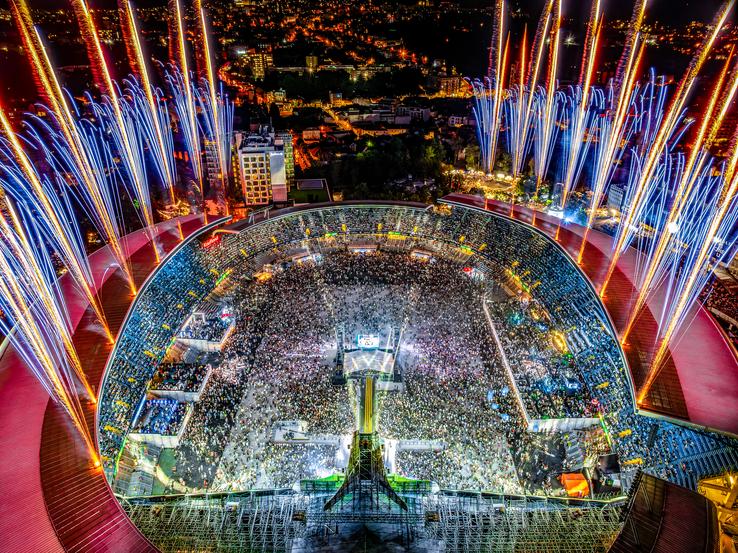 Show-ul epic al Zarei Larsson a transformat Cluj Arena. Foto: PR Untold