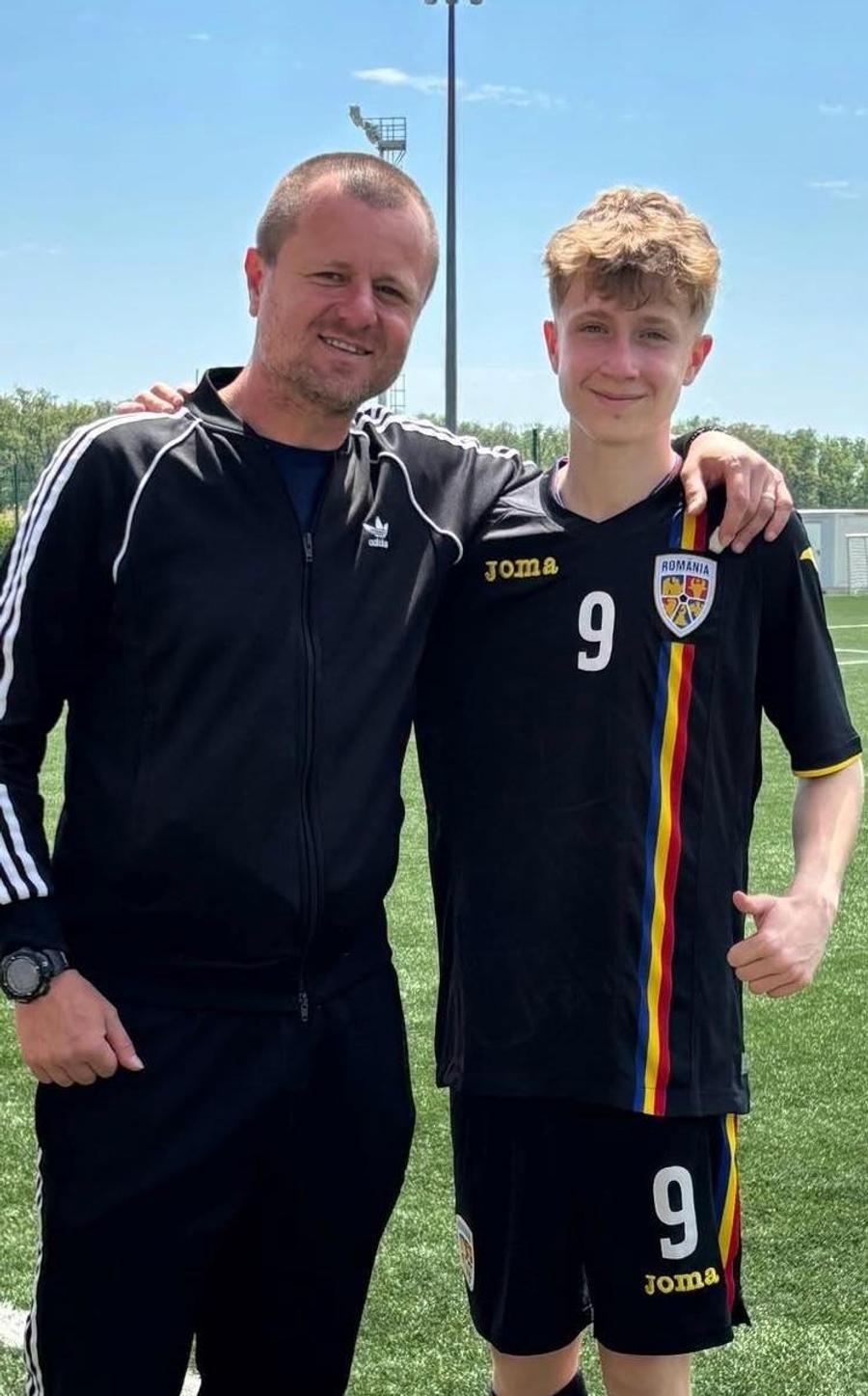 Mateo Verdeș, anul trecut, la lotul național Gol senzațional în derby-ul juniorilor! Fiul fostului atacant al Craiovei a înscris din „foarfecă” în Dinamo - FCSB