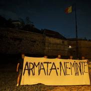 Protest Peluza Sud Steaua // foto: facebook @SudSteaua.ro