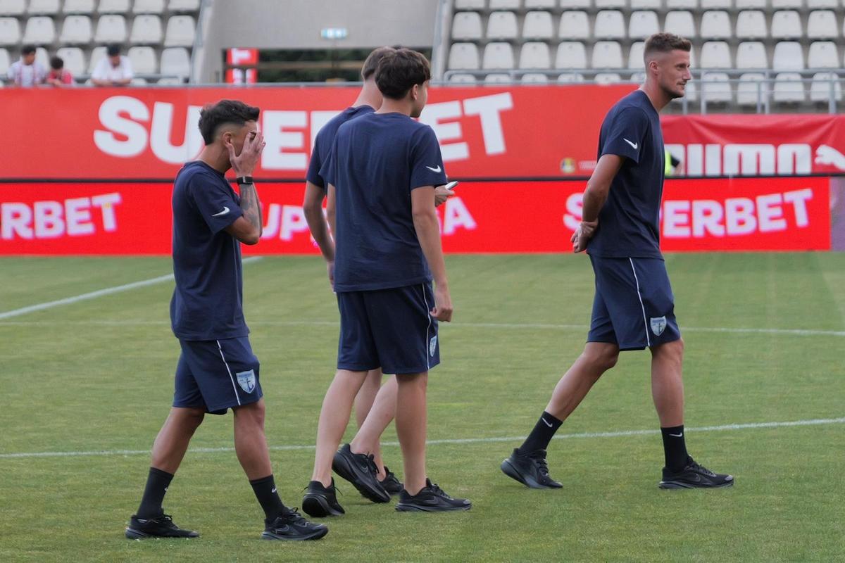 Dinamo - Voluntari, imagini înaintea partidei de pe stadionul Arcul de Triumf