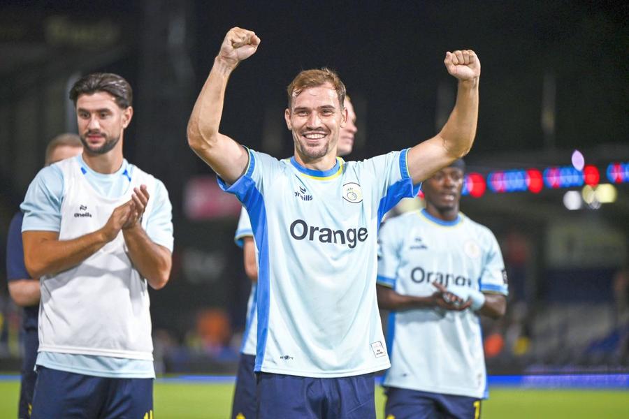 Darius Olaru, primul GOL pentru Union SG! A prins un voleu superb
