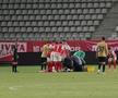 Accidentare Pascual în Dinamo - FC Voluntari