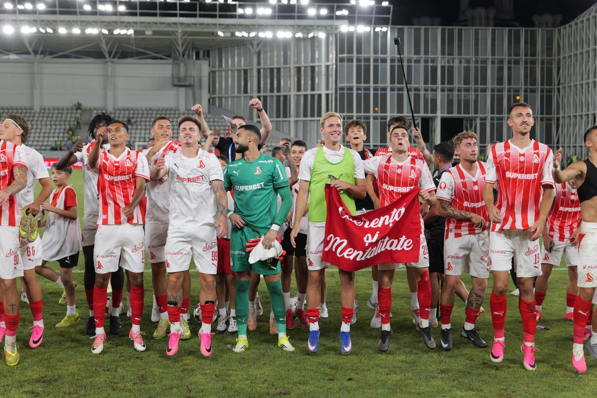 Imagini la finalul meciului Dinamo - FC Voluntari