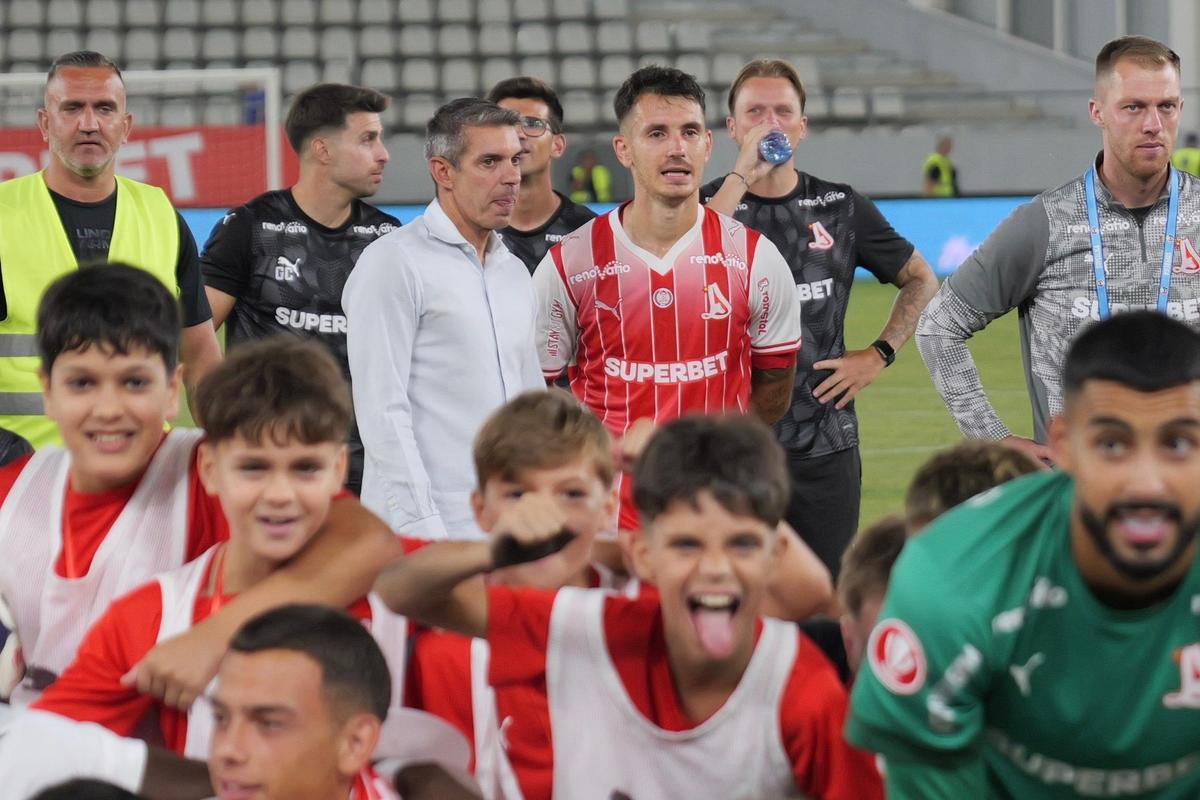 Imagini la finalul meciului Dinamo - FC Voluntari