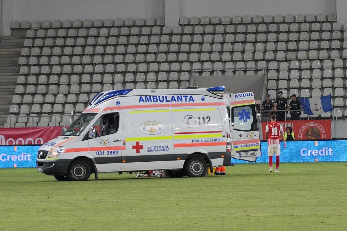Accidentare Pascual în Dinamo - FC Voluntari