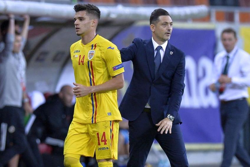 Scos după primele 45 de minute în meciul cu Irlanda de Nord, Ianis Hagi a rămas pe bancă în Austria. foto: Raed Krishan