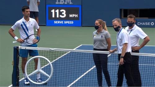 Novak Djokovic și oficialii de la US Open în așteptarea deciziei
