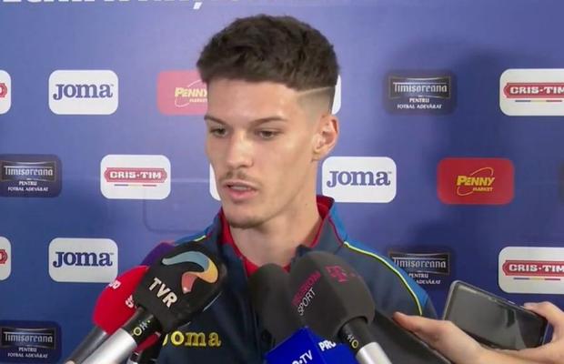 Malta U21 - România U21 0-3. Dennis Man: „Ideile lui Adrian Mutu sunt diferite, le prindem din zbor”