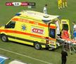 Mateiu a avut nevoie de îngrijiri medicale după faultul lui Izata