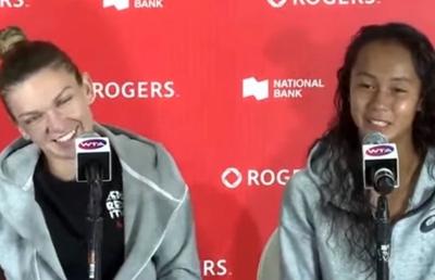 Leylah Fernandez, marea surpriză de la US Open, e fascinată de Simona Halep » Ce s-a întâmplat când cele două au făcut pereche: „Am rămas fără cuvinte”