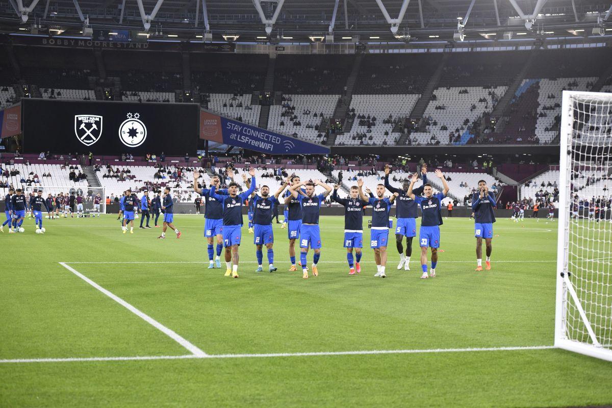 FOTO West Ham - FCSB, suporteri 08.09.2022
