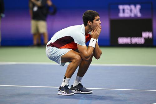 Rafael Nadal (36 de ani), Carlos Alcaraz (19 ani) și Casper Ruud (23 de ani) pot încheia săptămâna pe primul loc al clasamentului ATP. / FOTO: Imago