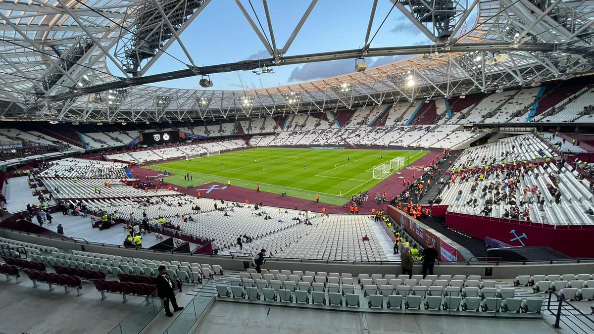 FOTO West Ham - FCSB, suporteri 08.09.2022