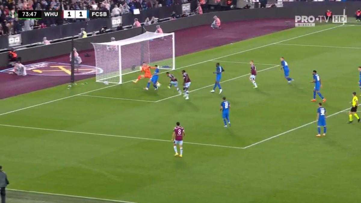 FOTO West Ham - FCSB, gol Emerson 08.09.2022