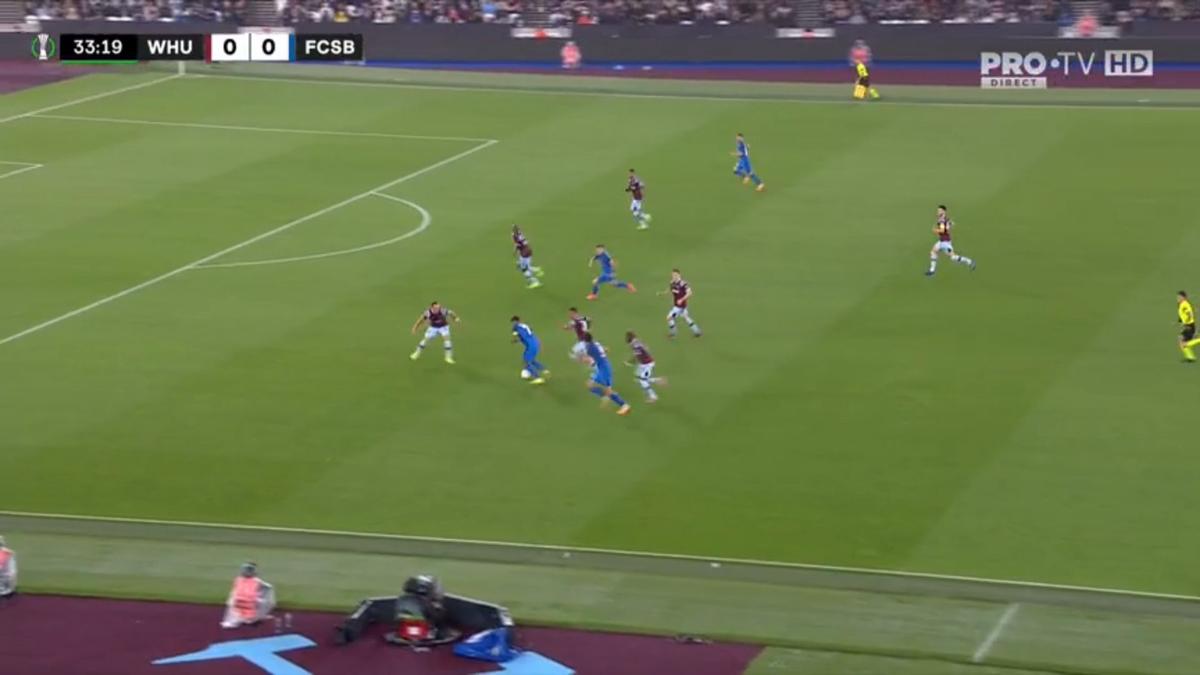 FOTO West Ham - FCSB 0-1, cum a marcat Cordea 08.09.2022