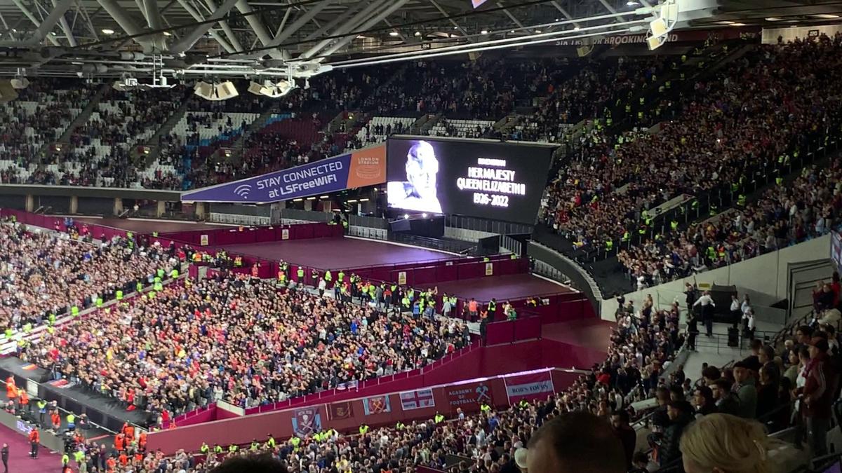 FOTO West Ham - FCSB, suporteri 08.09.2022
