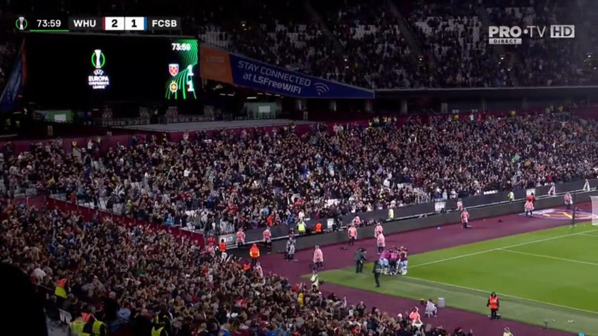 FOTO West Ham - FCSB, gol Emerson 08.09.2022