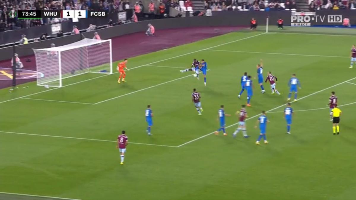 FOTO West Ham - FCSB, gol Emerson 08.09.2022