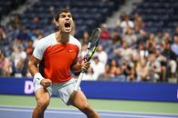 Senzațional! 5 ore și 15 minute de joc pentru ultimul loc în semifinalele US Open. Duelul Sinner - Alcaraz a intrat direct în istorie