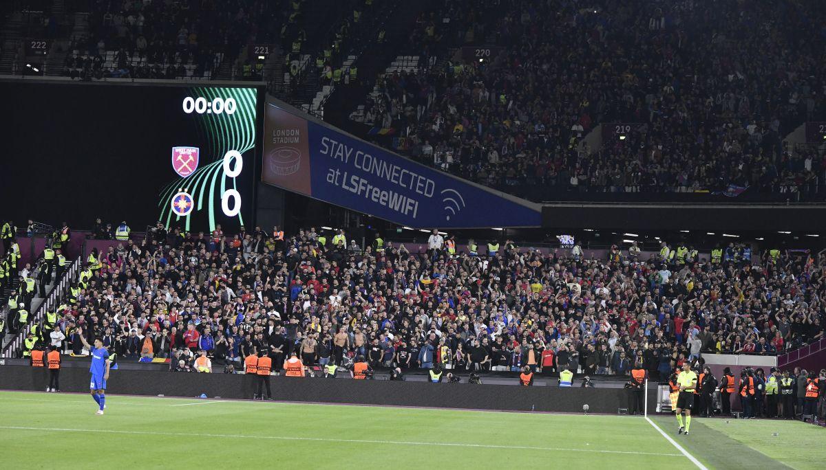 FOTO West Ham - FCSB, suporteri 08.09.2022