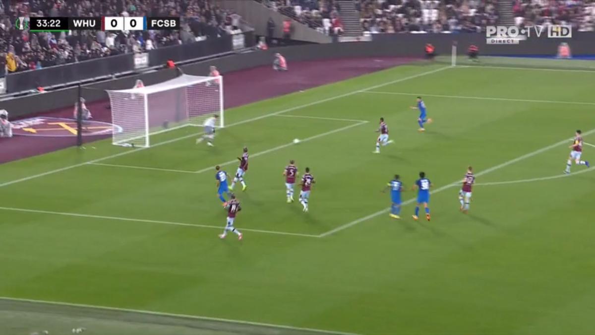 FOTO West Ham - FCSB 0-1, cum a marcat Cordea 08.09.2022