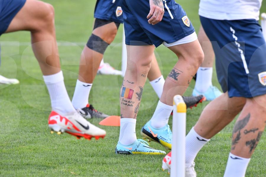 Tatuajul emoționant pe care un „tricolor” îl va afișa în premieră în România - Israel: „Descrie cel mai bine ce simt”