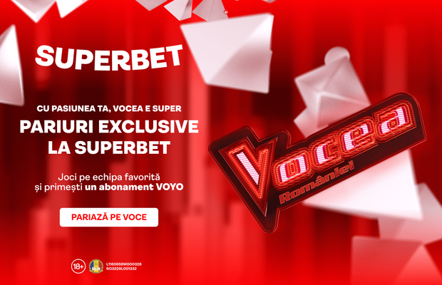 Promoție superbet cu sute de mii de premianți! Pariază pe Vocea României
