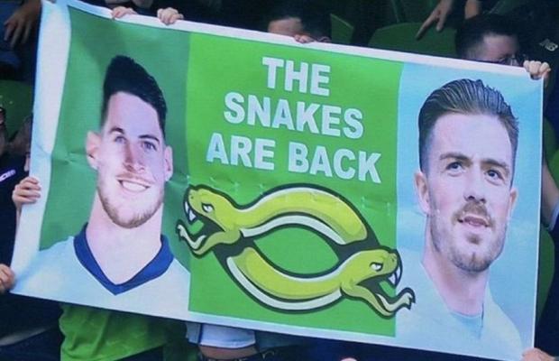 „Șerpii s-au întors!” » Declan Rice și Jack Grealish, fluierați copios de fanii irlandezi