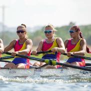 Barca feminină U23 de 4 rame Foto: Balint Czucz