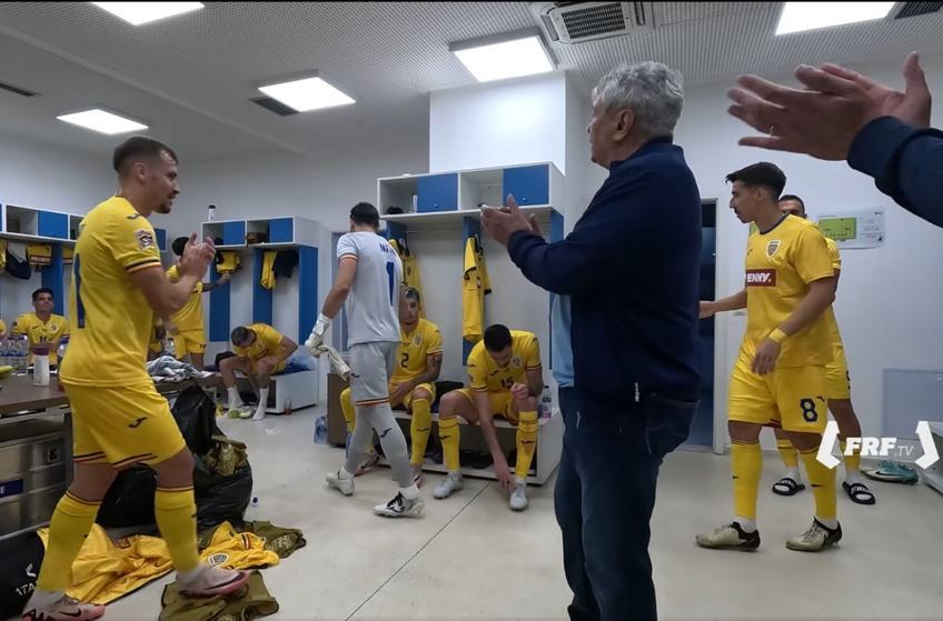 FRF a publicat un videoclip cu discursul lui Mircea Lucescu în vestiarul naționalei, după Kosovo - România, scor 0-3.