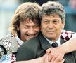 Imagine de colecție din perioada Rapid cu Dănuț Lupu și Mircea Lucescu