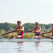 Barca masculină U23 de 4 +1 rame Foto: Balint Czucz