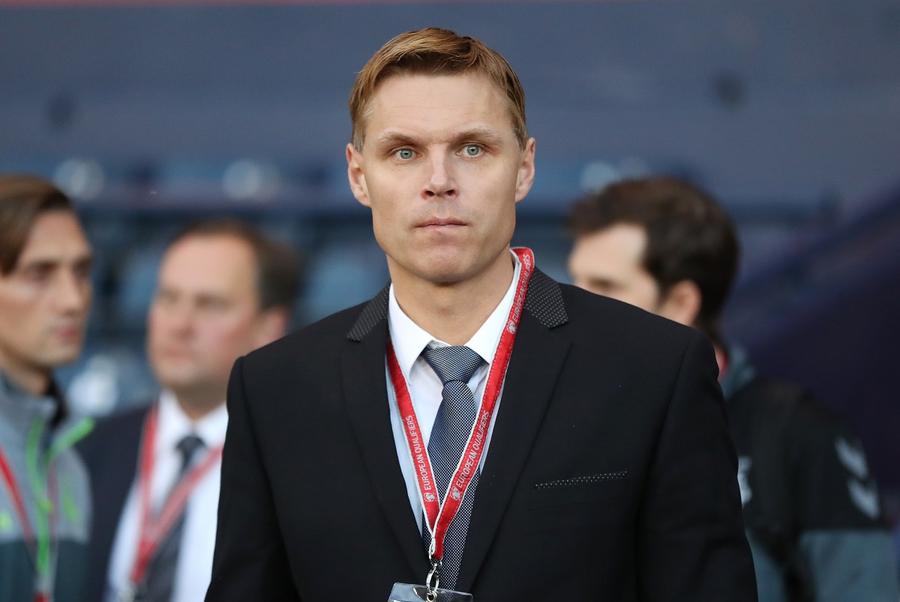 Edgaras Jankauskas este selecționerul Lituaniei din februarie 2023. Foto: Gettyimages Selecționerul Lituaniei a remarcat două mari probleme la București: „Probabil că nu există altă variantă”