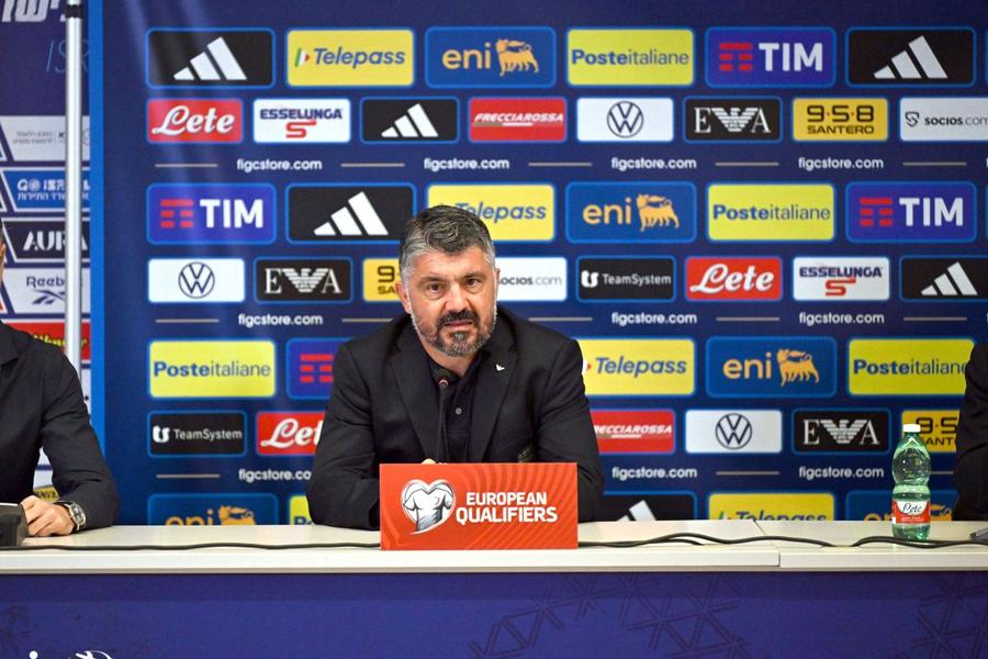 Gennaro Gattuso a obținut o victorie halucinantă și norocoasă la al doilea meci ca selecționer al Italiei / Foto: Imago Gattuso i-a felicitat pe jucători și își asumă toată vina! » „Am primit goluri absurde, de nebuni! Suntem fragili”