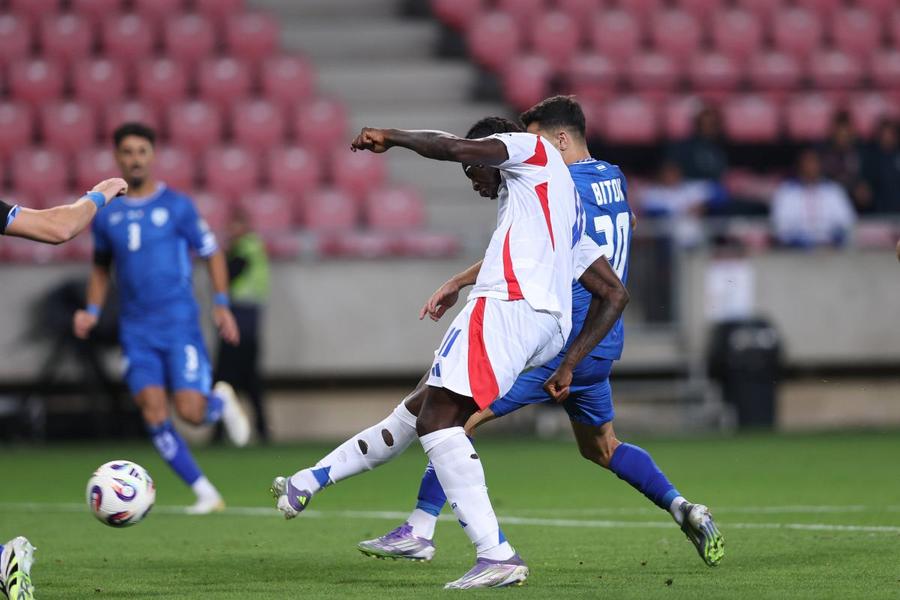 Moise Kean a semnat o doppietta luni seară pentru Italia, la Debrecen, contra Israelului (5-4) / Foto: Imago Gattuso i-a felicitat pe jucători și își asumă toată vina! » „Am primit goluri absurde, de nebuni! Suntem fragili”
