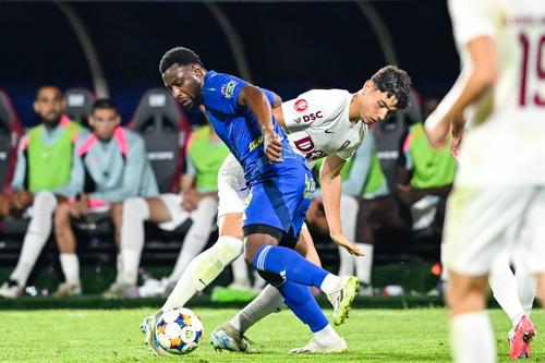 Daniel Dumbrăvanu, la debutul pentru CFR Cluj / Foto: Imago Images
