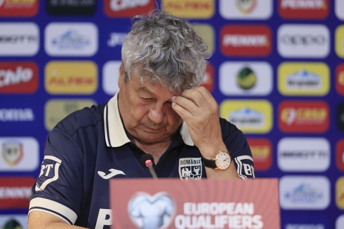 Mircea Lucescu și Marius Marin, conferință înainte de Cipru - România